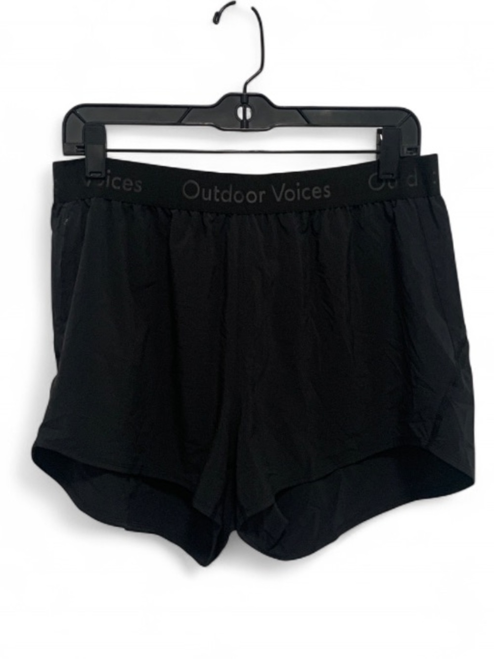 Outdoor Voices Black Athletic Running Shorts